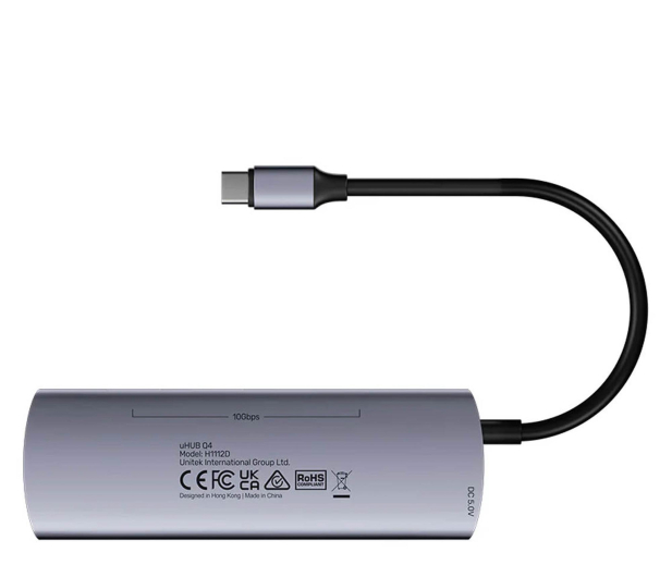 Unitek Hub 4w1 USB-C 10 Gbps, 2x USB-A i 2x USB-C - 1337793 - zdjęcie 6